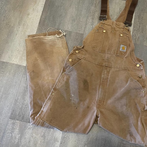 SOLD Carhartt VTG Overalls 36X32 - Picture 3 of 6